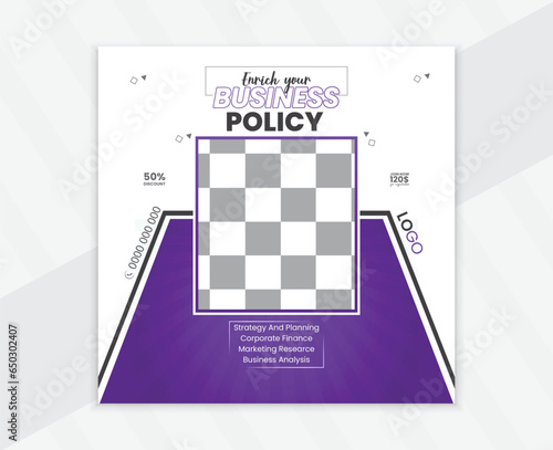 Business Social Media Post Design Template Vector Corporate Poster Banner Design, Real Estate Poster.