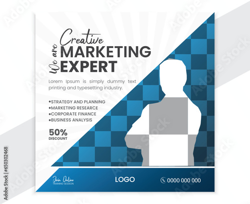 Business Social Media Post Design Template Vector Corporate Poster Banner Design, Real Estate Poster.