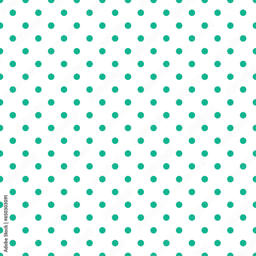 Mint Green Polka Dot Pattern. Light Green Polka DOt pattern.