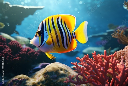 fish in aquarium  Generative AI