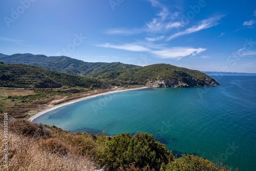 Kapidag Peninsula coastline view in Turkey © nejdetduzen