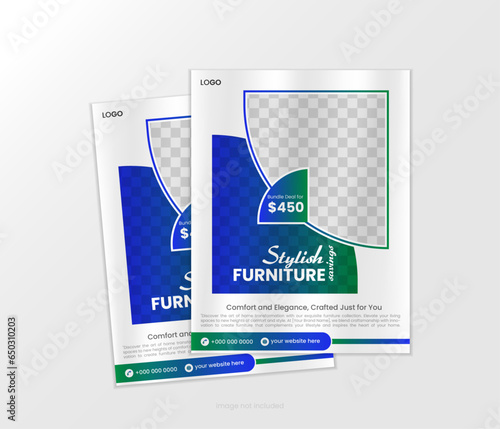 Interior Business Flyer Template Layout