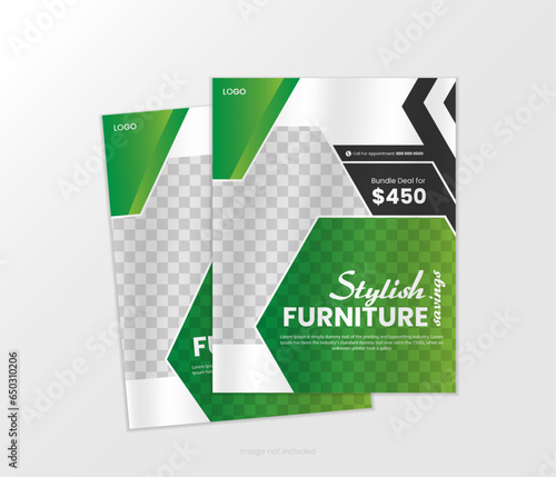 Interior Business Flyer Template Layout