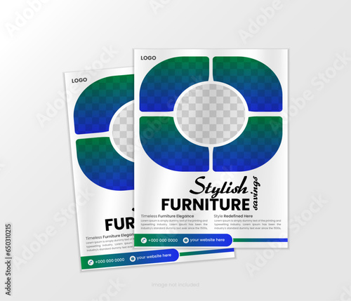 Interior Business Flyer Template Layout