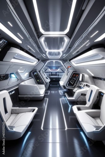 abstract futuristic tunnel