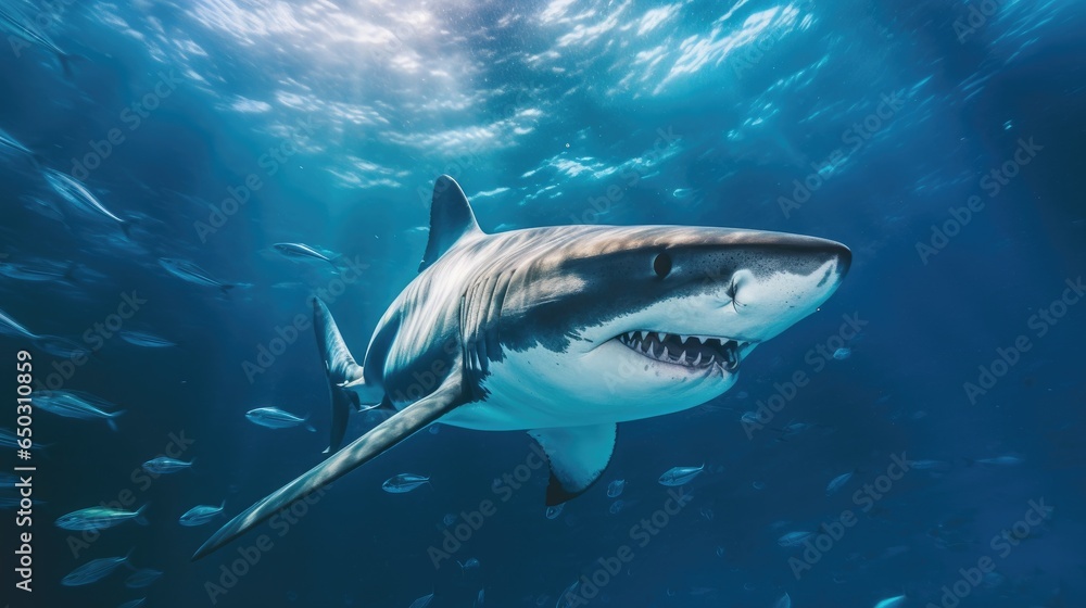 Fototapeta premium Shark underwater