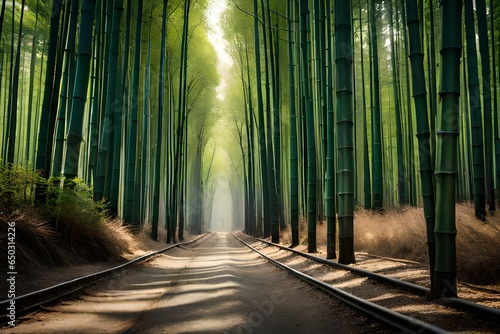bamboo forest in the morning © Rai