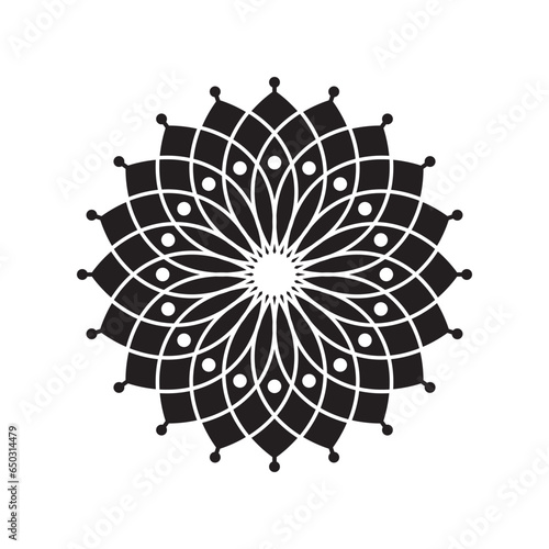 Mandala symbol icon