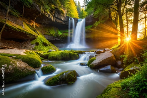 waterfall in the forest