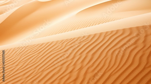 31. Extreme close-up of abstract blurred sand dunes, sun-drenched orange and warm beige hues, in the style of gradient blurred wallpapers, depth of field, serene visuals, minimalistic simplicity, clos © Amin arts