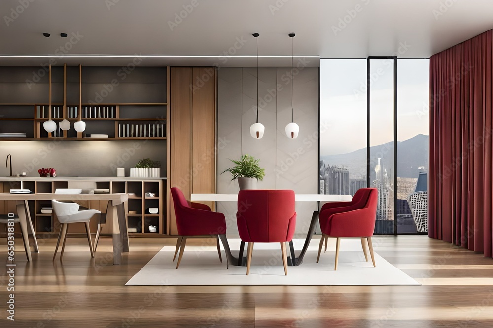 Fototapeta premium modern dining room