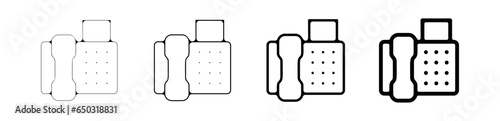Icones et pictogrammes standard téléphonique