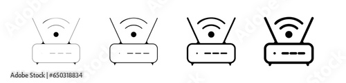 Pictogramme logo et icones symbole connectons internet wifi