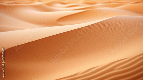 31. Extreme close-up of abstract blurred desert sands, warm terracotta and sandy beige hues, in the style of gradient blurred wallpapers, depth of field, serene visuals, minimalistic simplicity, close