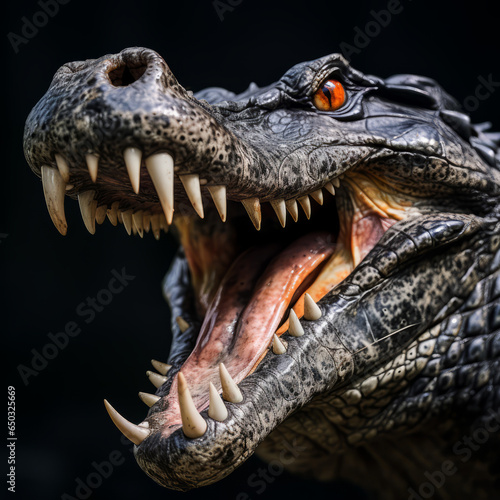 Closeup of a dangerous alligator © Guido Amrein