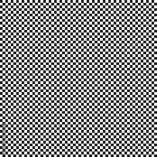 Seamless vector geometric stock pattern made of black and white squares. Modern random colors.