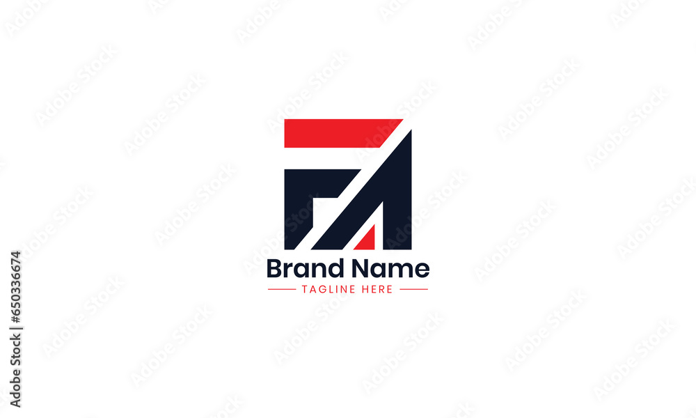 Creative FA logo, Letter FA monogram logo design AF vector logo designs 