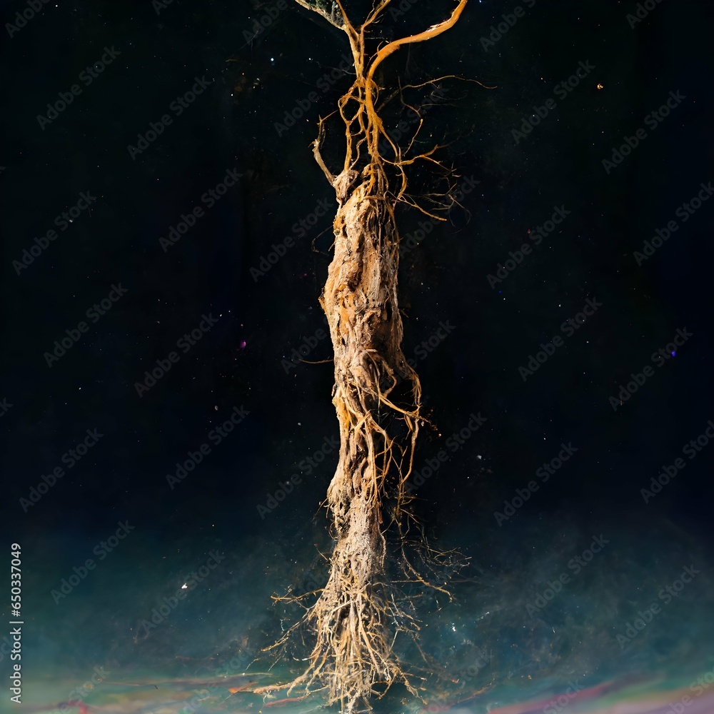 beautiful deciduous tree in space forrestpunk tree root system roots