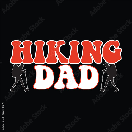 Hiking T-shirt design