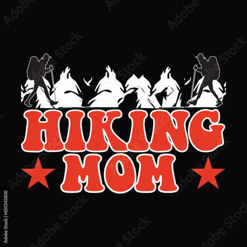 Hiking T-shirt design