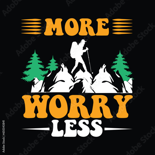 Hiking T-shirt design