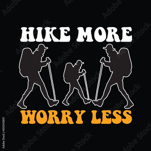 Hiking T-shirt design