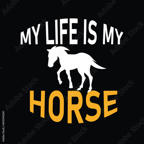 Horse T-shirt design