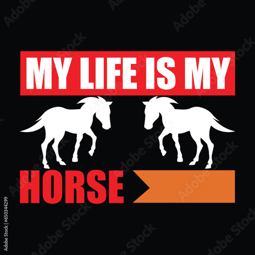 Horse T-shirt design