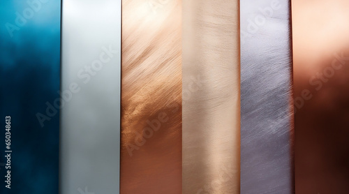 metal background, Vari profili in allumino colorati per serramenti e porte photo