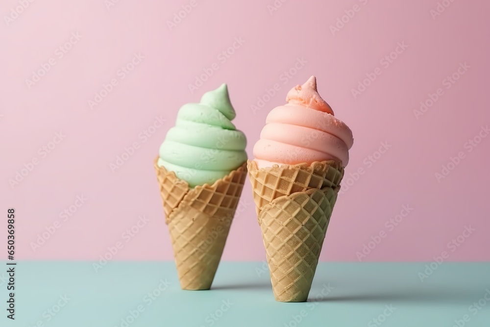 National Ice Cream Day Concept. National Ice Cream Day Background. National Ice Cream Day Theme. Generative Ai. National Ice Cream Day Concept. National Ice Cream Day Background. National Ice Cream Day Theme. Generative Ai.