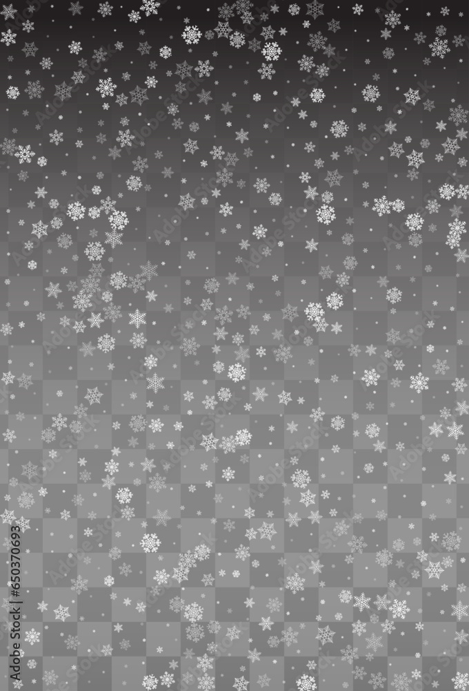 Gray Snow Vector Transparent Background. Light Gray Snow Vector Transparent Background. Light