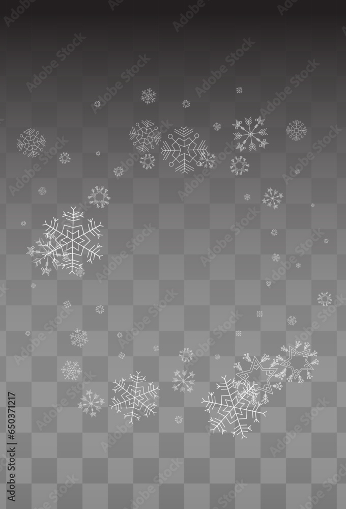Gray Snow Vector Transparent Background. Fantasy Gray Snow Vector Transparent Background. Fantasy