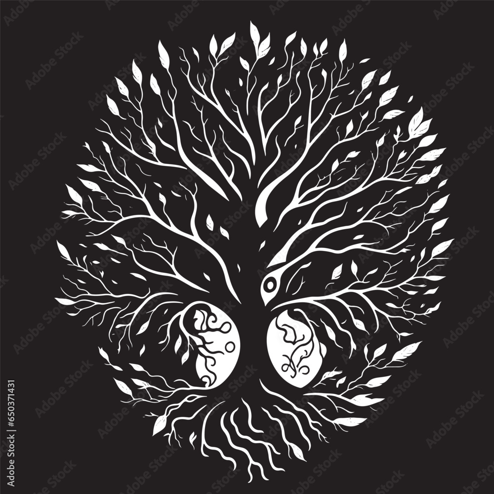 Modern Tree Of Life Logo Vector File Modern Tree Of Life Logo Vector File