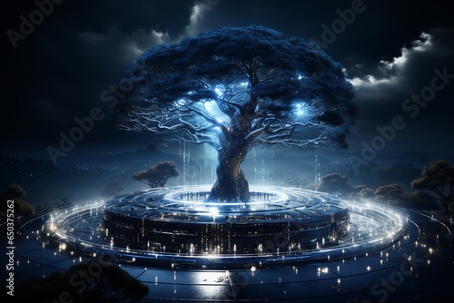 The Futuristic Tree, Generative Ai.