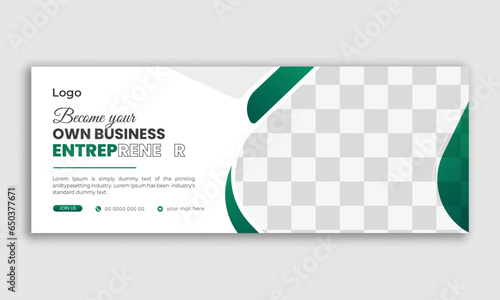 Business Facebook Cover Design. Corporate Facebook Cover Design Template .