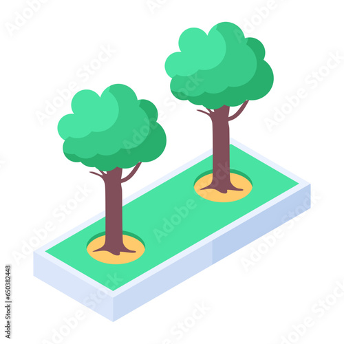 Heres an isometric illustration depicting flyover road 