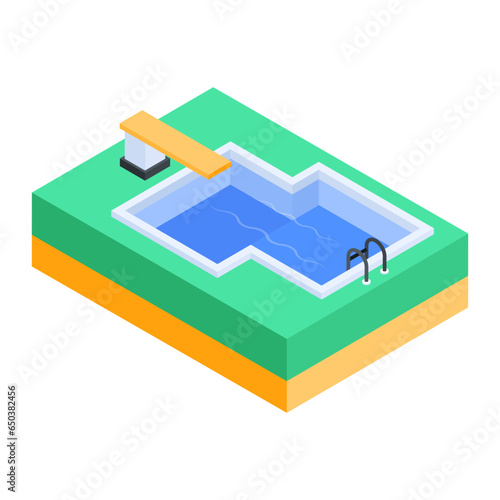 Heres an isometric illustration depicting flyover road 