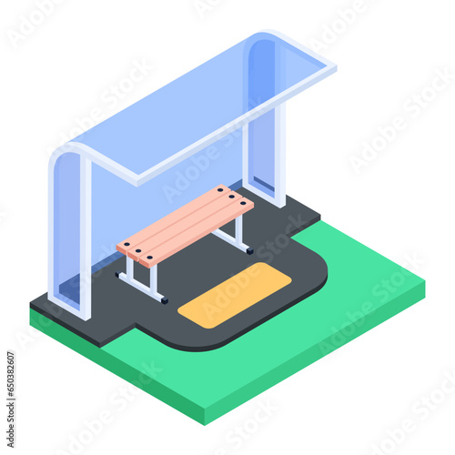 Heres an isometric illustration depicting flyover road 