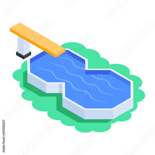 Heres an isometric illustration depicting flyover road 