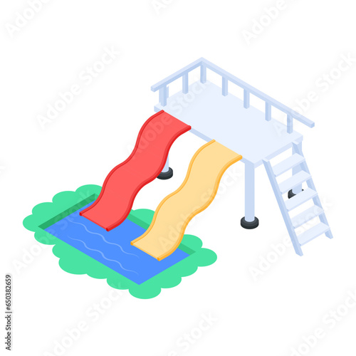 Heres an isometric illustration depicting flyover road 