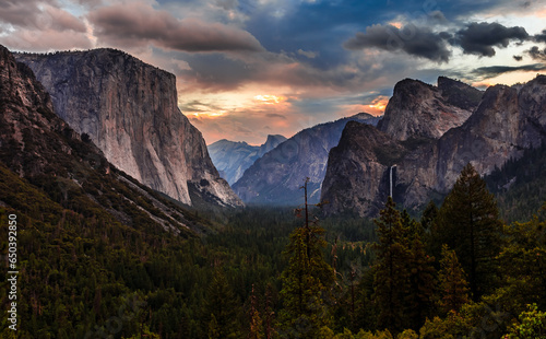 Dawn on Yosemite Valley, Yosemite National Park, California