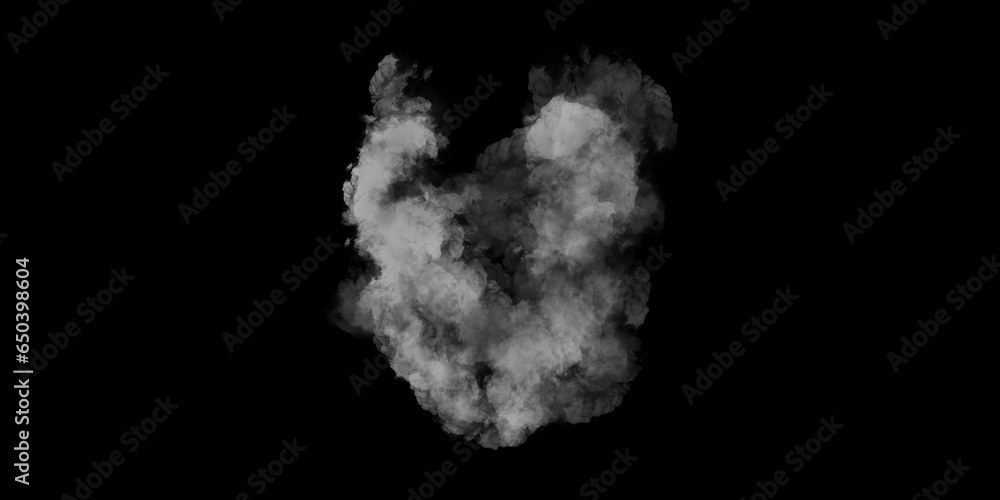 Smoke Stock Image In Black Background