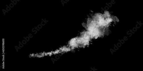 Smoke Stock Image In Black Background