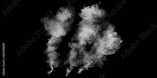Smoke Stock Image In Black Background