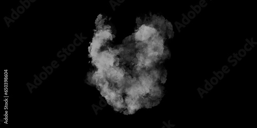Smoke Stock Image In Black Background