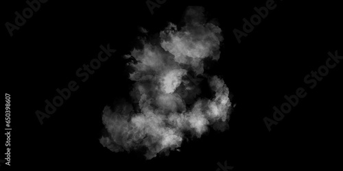 Smoke Stock Image In Black Background