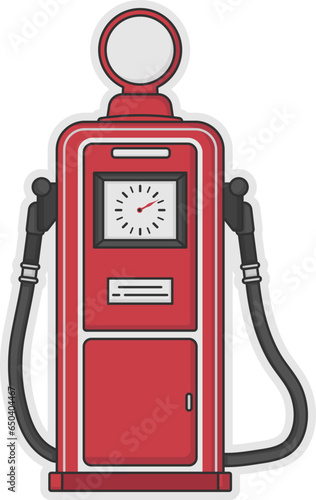 old gas pump