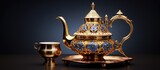 Traditional coffee pot used in Saudi Arabia