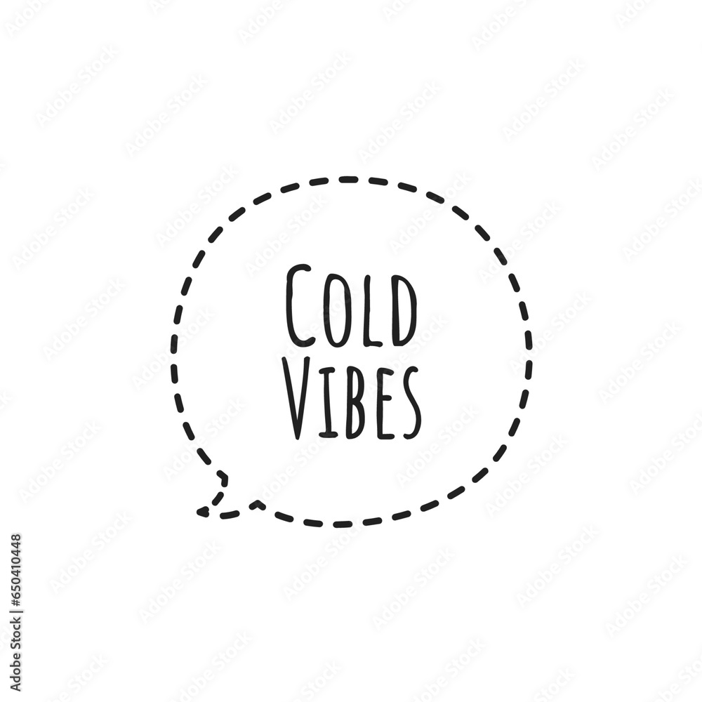 ''Cold Vibes'' Winter Lettering, Christmas Sign ''Cold Vibes'' Winter Lettering, Christmas Sign