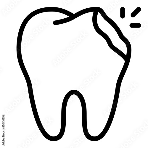 Tooth Decay Deep Caries or Cavity icon